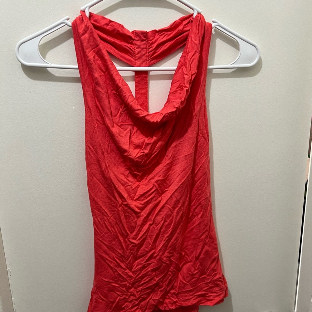 Peach Sleeveless Women's Top